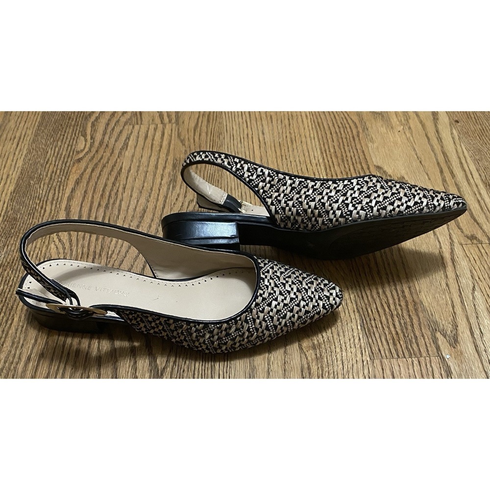 Adrienne Vittadini Women's Papina Pointed Toe Pumps US Size 9 M Black